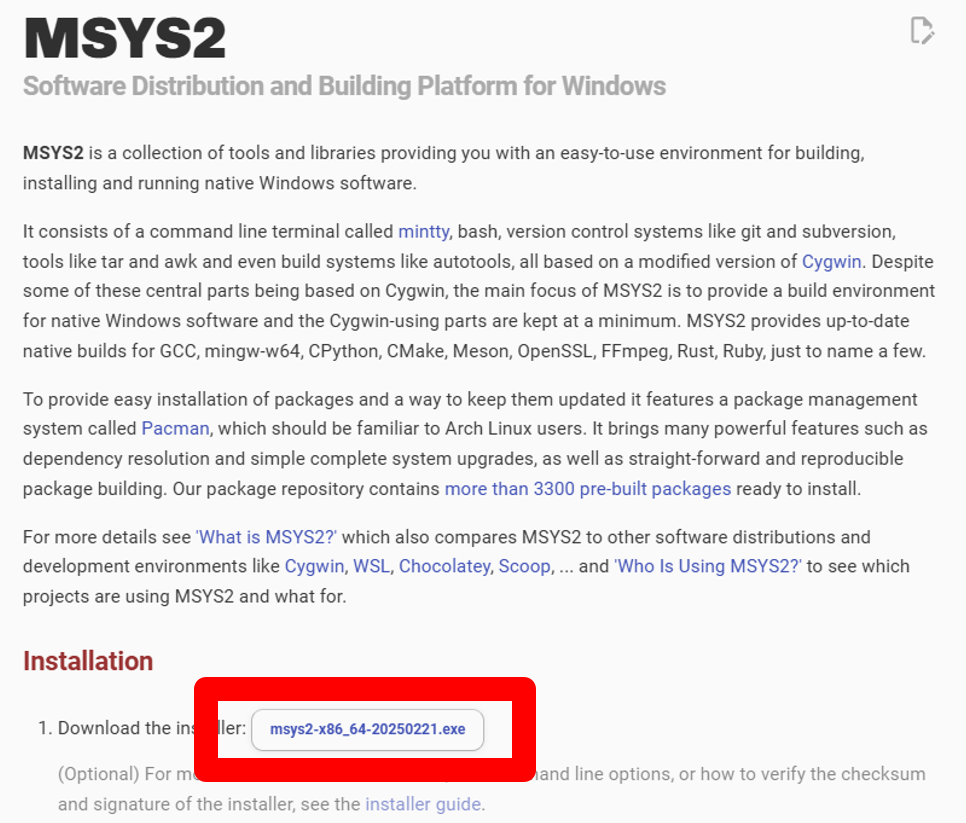 msys